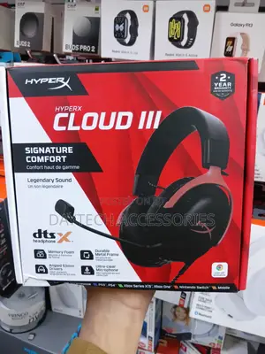HyperX Cloud III Signature Comfort Gaming Headset - Black/Red