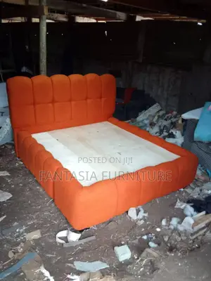 Kitanda cha 5x6 Orange Cloud Chenye Padi