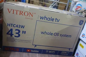 Vitron 43-inch Smart Whale OS Frameless TV HTC43W