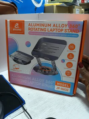 Foldable Aluminium Laptop Stand - 360° Rotation