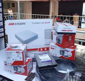 4camera Connect to 4channel DVR Hikivision 1080p