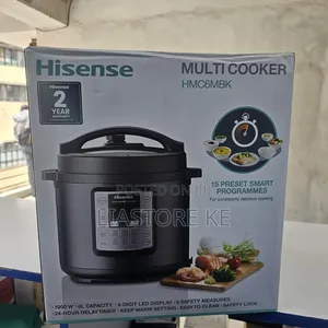 Hisense 6L Multi Cooker HMC6MBK - 1000W Electric Pressure Cooker