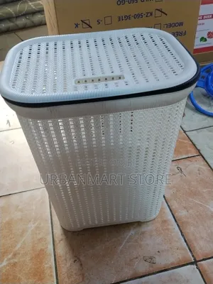Big Size Laundry Basket With Cover – Approx. 70L