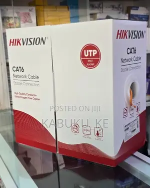 Hikvision 305m CAT6 Solid Copper UTP Network Cable