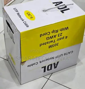 CAT6 Cable ya Mtandao 305M UTP LAN kwa CCTV & Networking