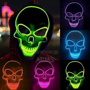 Maski ya Halloween ya Kuogofya ya LED