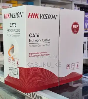 Hikvision CAT6 Networking Cable 305m Pure Copper