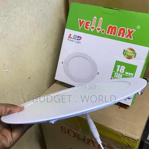 Velmax 18W LED Panel Light 6500K Recessed Mount