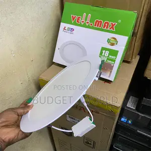18W Mwanga wa Panel ya LED Mviringo/Mraba - Nyeupe Baridi