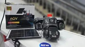 V380 Pro 4G Triple Lens Solar PTZ Outdoor CCTV Camera