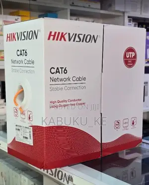 New Hikvision Cat 6 Indoor Pure Copper Ethernet Cable 305m