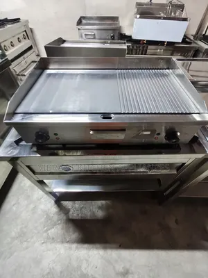 Imported Commercial Electric Griddle – Grilled & Flat Pan