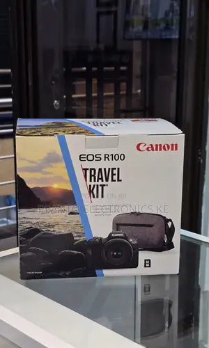 Canon EOS R100 Travel Kit with RF-S 18-45mm Lens