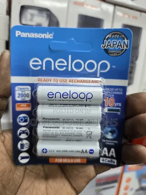 Panasonic Eneloop AA Rechargeable Batteries 2000mAh (4pcs)