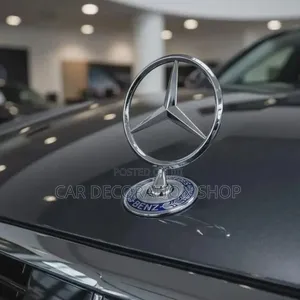 Nembo ya Nyota ya Kofia ya Mercedes-Benz na Nyota ya Chrome ya Pointi 3