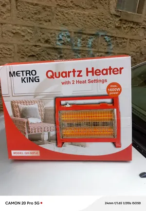 1600W Heater Mpya ya Chumba na Viwango 2 vya Joto