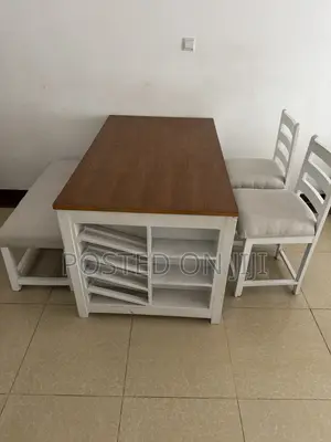 Dining Set ya Wood-Mode na Wine Rack