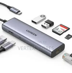 UGREEN CM512 7-in-1 USB-C Docking Station - Gray