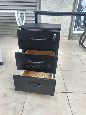 Boss Office Products Black Pedestal Drawers