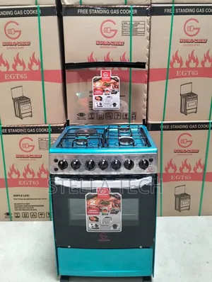 Eurochef 60x65cm Jiko la Gesi 3 + Umeme 1 Freestanding