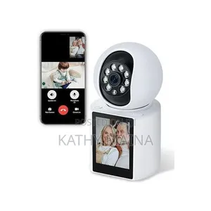 Kamera ya Smart WiFi ya Kupiga Video na Skrini ya Inchi 2.4