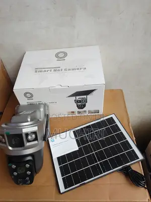 Kamera ya CCTV ya Solar 4G PTZ yenye Lens Mbili 4MP