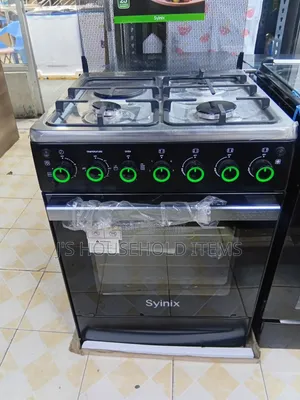 Syinix 60x60 Jiko la Gesi na Oven ya Umeme & Kichocheo cha Gesi