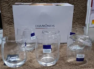Seti ya Vipande 6 vya Vioo vya Diamond