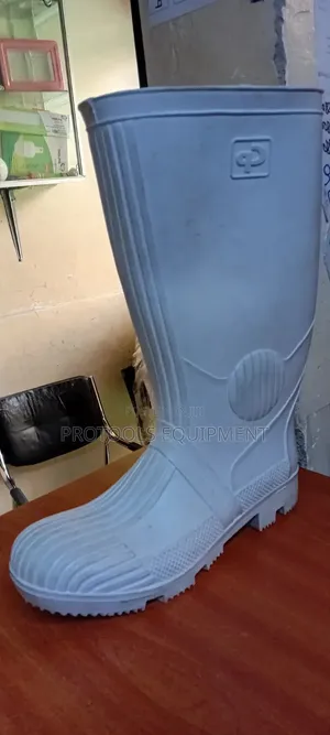 Gumboot Nyeupe za Viwandani Saizi 40