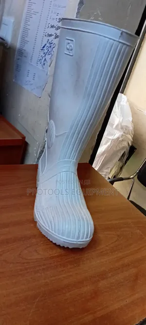 Gumboot Nyeupe za Viwandani Saizi 41