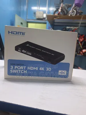3-Port HDMI Switch na Power Adapter
