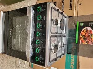 Syinix 60x60 Cooker ya Kusimama 3+1 na Oven ya Umeme