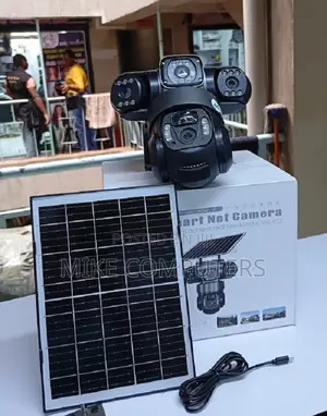 V380 Pro 12MP 4G Solar Triple CCTV Outdoor Camera