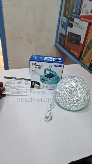 Bulb ya Solar Rechargeable F6
