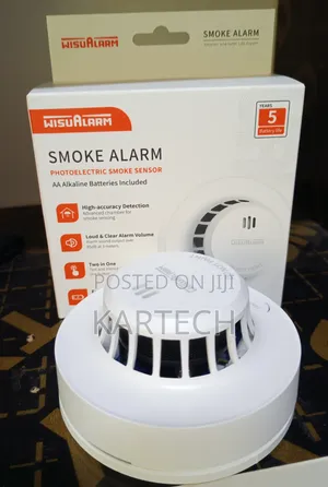 Wisualarm Smoke Detector yenye Usahihi wa Juu - Inatumia Betri