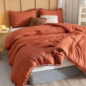 Pom-Pom Laced Design Duvet Cover Set - Sk