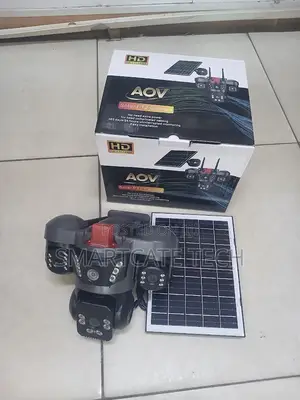 AOV V380Pro 4G Triple Lens Solar CCTV Camera