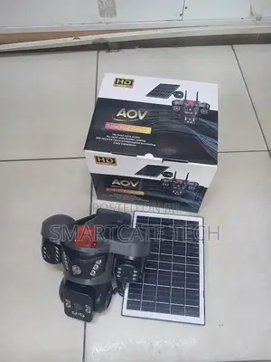 AOV V380 Pro 3-Lens Solar 4G Security Camera