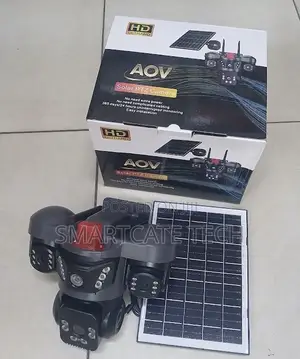 AOV 4G Solar Triple Lens V380 CCTV Camera