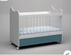 Kitanda cha Baby cha Mbao 3x6 - Ubora wa Juu na Kidumu