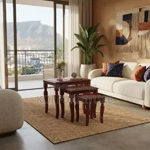 Executive Triplet Coffee Table kwa Mikutano ya Home Office