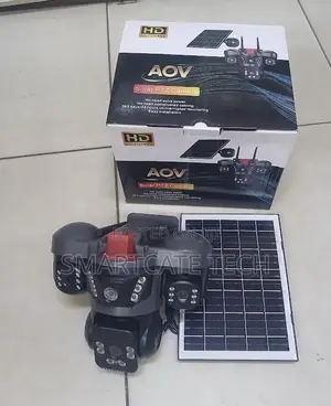 AOV Triple Lens 4G Solar CCTV Camera V380
