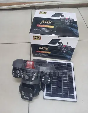 AOV 3 Lens V380 4G Solar CCTV Camera