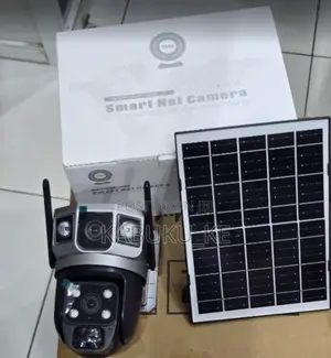 Kamera ya CCTV ya V380 Pro Dual Lens Solar 4G