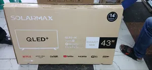 Solarmax 43" Smart QLED Frameless Android TV