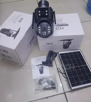4MP 4G Solar CCTV Security Camera with Dual Lens