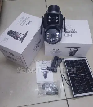 Ubox 4G Solar CCTV Camera - 4MP Dual Lens