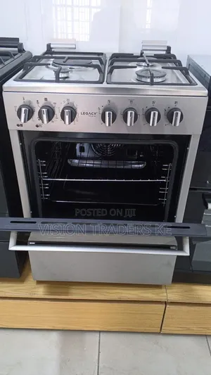 Legacy 60x60cm 3+1 Gas Cooker with Jet Valve & Turbo Fan Oven