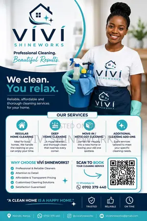 Vivi Cleaning Services - Usafi wa Nyumba wa Kitaalamu