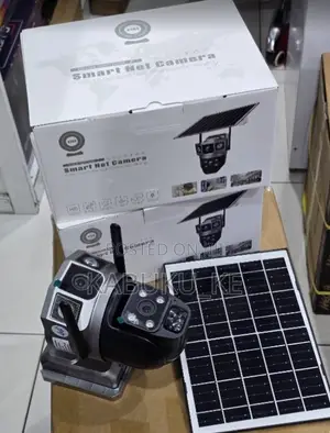 4G Solar PTZ Security Camera with Dual Lens & Two-Way Audio
